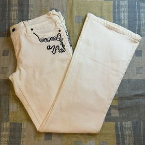 A.B.S Collection Sportswear Ladies Woven White Pants 32